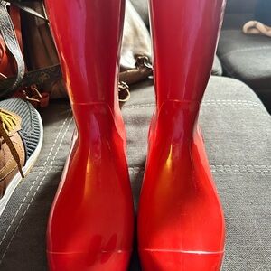 UGG Women's Red Rain Boots